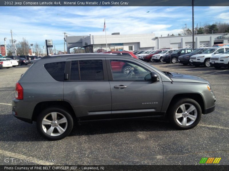 Mineral Gray Metallic / Dark Slate Gray 2012 Jeep Compass Latitude 4x4
