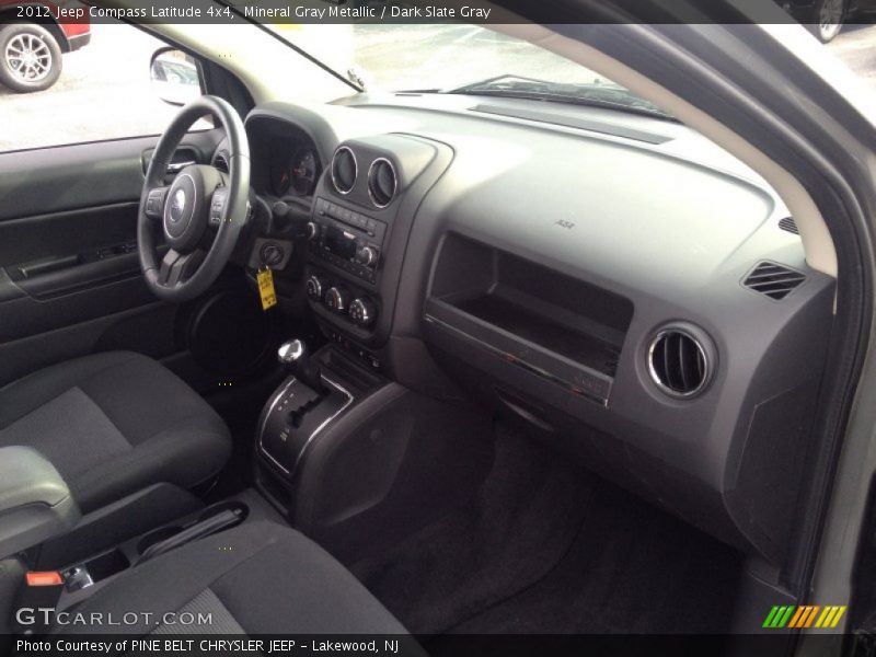 Mineral Gray Metallic / Dark Slate Gray 2012 Jeep Compass Latitude 4x4