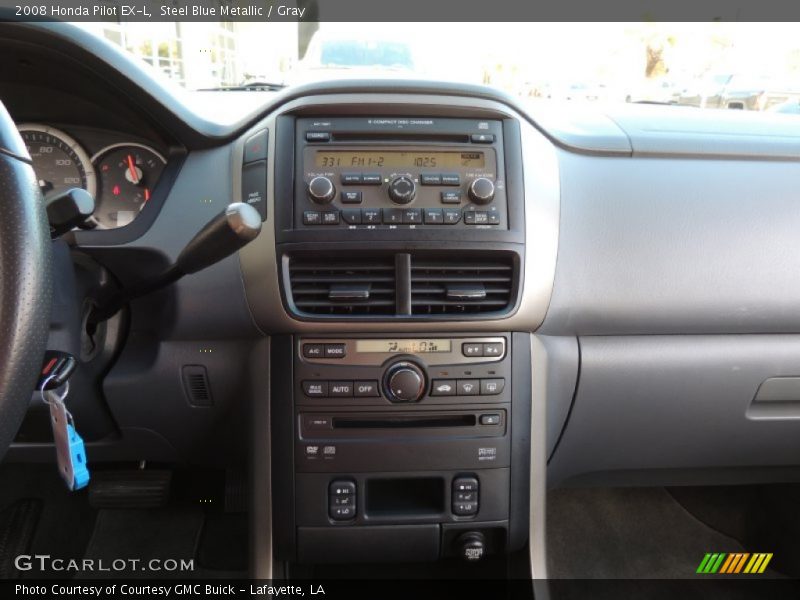 Steel Blue Metallic / Gray 2008 Honda Pilot EX-L