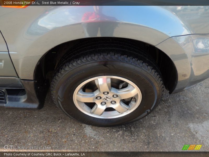 Steel Blue Metallic / Gray 2008 Honda Pilot EX-L