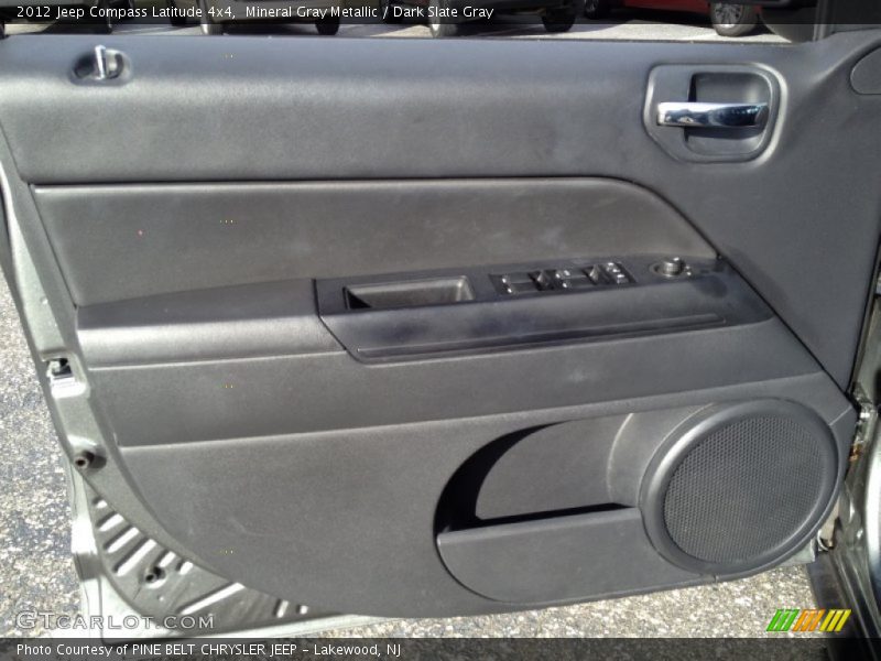 Mineral Gray Metallic / Dark Slate Gray 2012 Jeep Compass Latitude 4x4