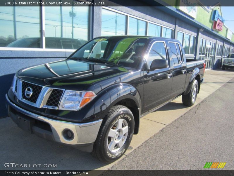 Super Black / Steel 2008 Nissan Frontier SE Crew Cab 4x4