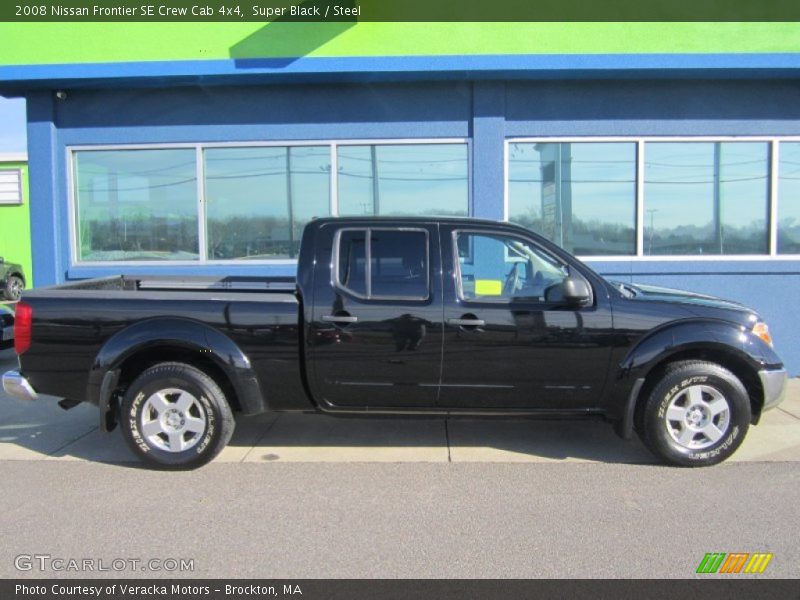 Super Black / Steel 2008 Nissan Frontier SE Crew Cab 4x4