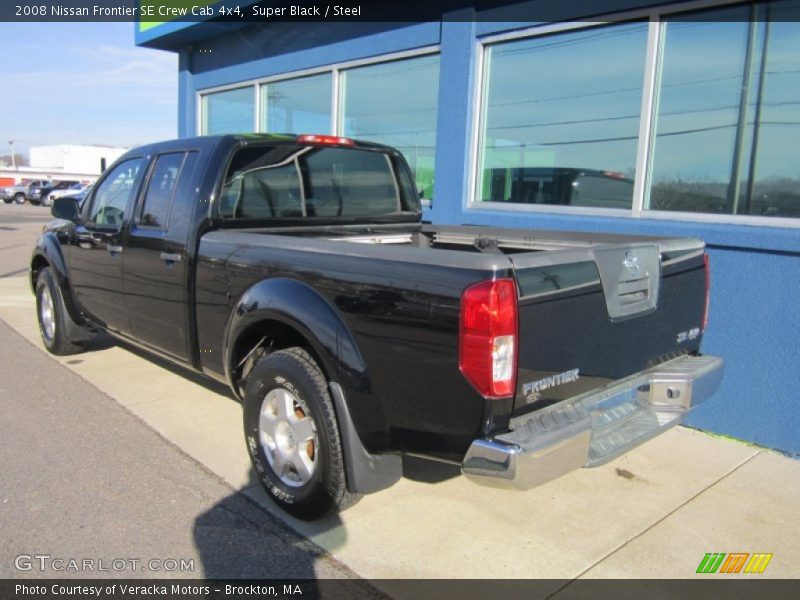 Super Black / Steel 2008 Nissan Frontier SE Crew Cab 4x4