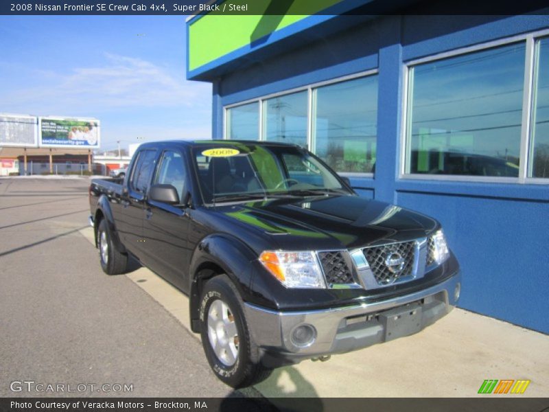 Super Black / Steel 2008 Nissan Frontier SE Crew Cab 4x4