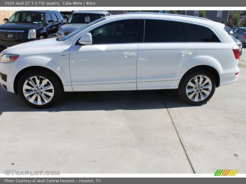 Calla White / Black 2009 Audi Q7 3.0 TDI quattro