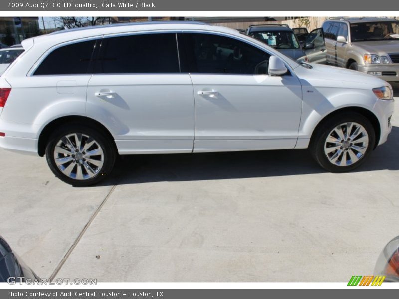 Calla White / Black 2009 Audi Q7 3.0 TDI quattro