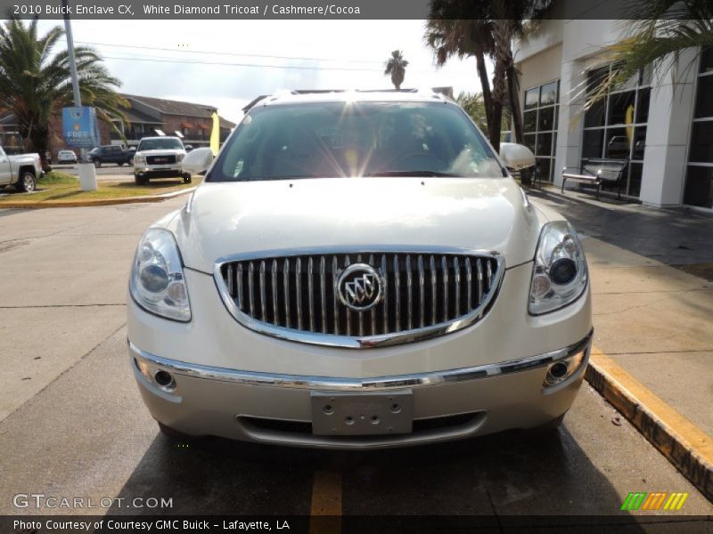 White Diamond Tricoat / Cashmere/Cocoa 2010 Buick Enclave CX