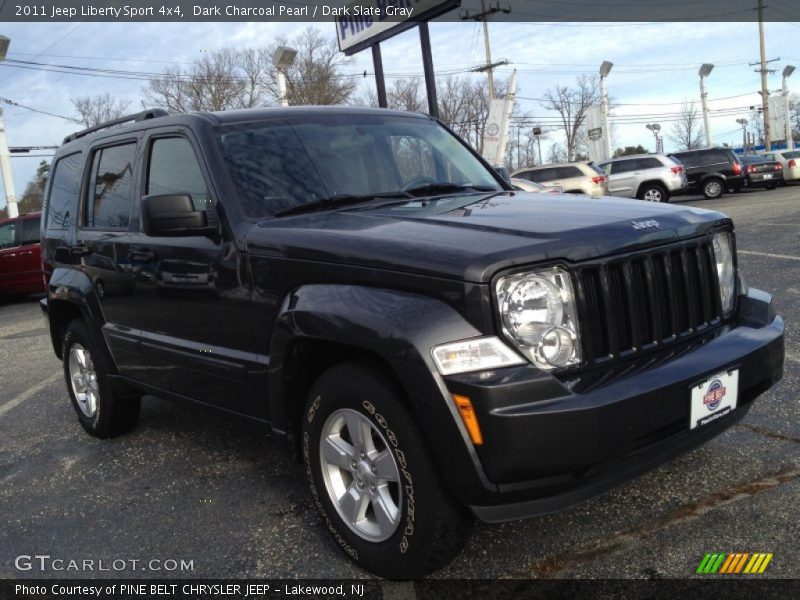 Dark Charcoal Pearl / Dark Slate Gray 2011 Jeep Liberty Sport 4x4