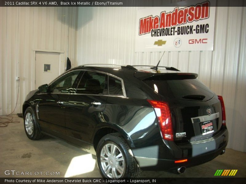 Black Ice Metallic / Ebony/Titanium 2011 Cadillac SRX 4 V6 AWD