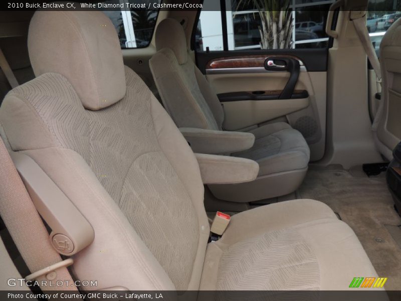 White Diamond Tricoat / Cashmere/Cocoa 2010 Buick Enclave CX