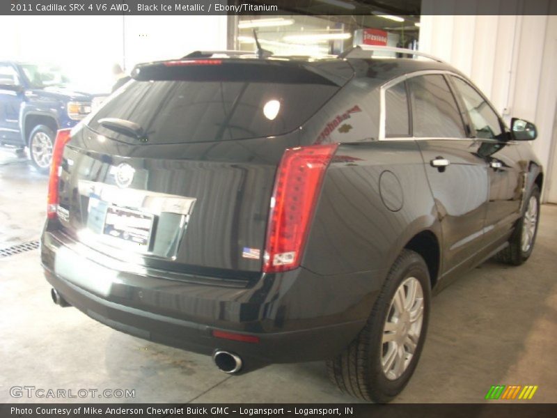 Black Ice Metallic / Ebony/Titanium 2011 Cadillac SRX 4 V6 AWD