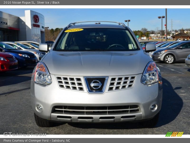 Silver Ice / Black 2010 Nissan Rogue SL