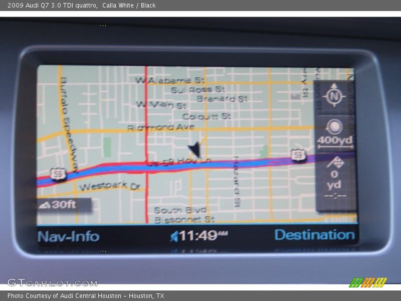 Calla White / Black 2009 Audi Q7 3.0 TDI quattro