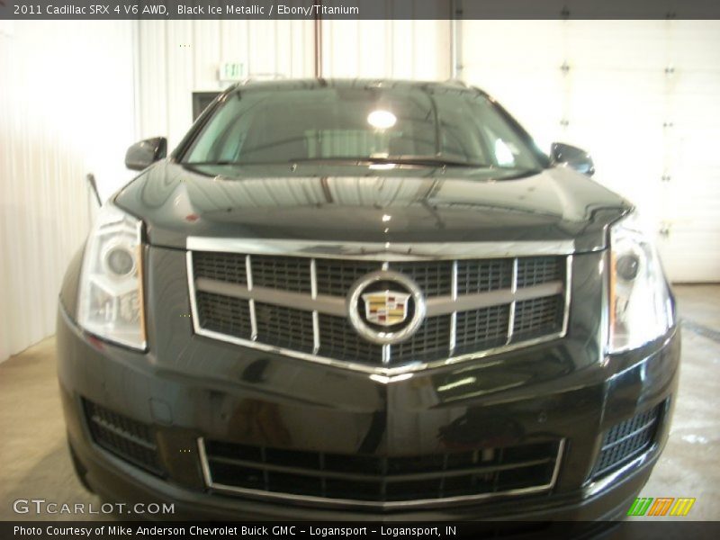 Black Ice Metallic / Ebony/Titanium 2011 Cadillac SRX 4 V6 AWD