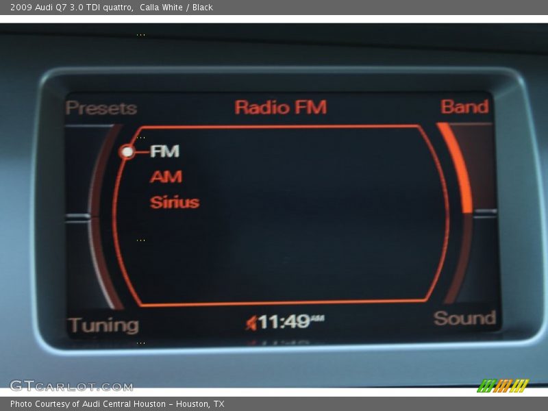 Calla White / Black 2009 Audi Q7 3.0 TDI quattro