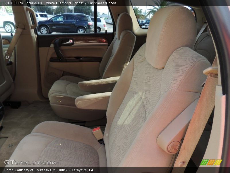 White Diamond Tricoat / Cashmere/Cocoa 2010 Buick Enclave CX