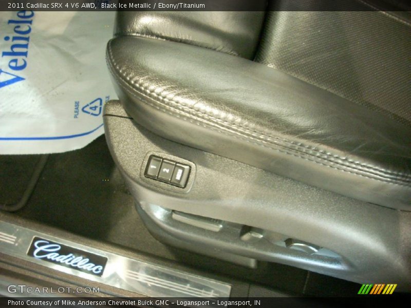 Black Ice Metallic / Ebony/Titanium 2011 Cadillac SRX 4 V6 AWD