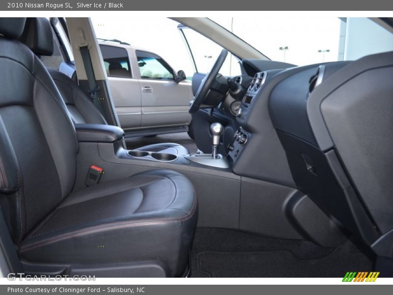 Silver Ice / Black 2010 Nissan Rogue SL