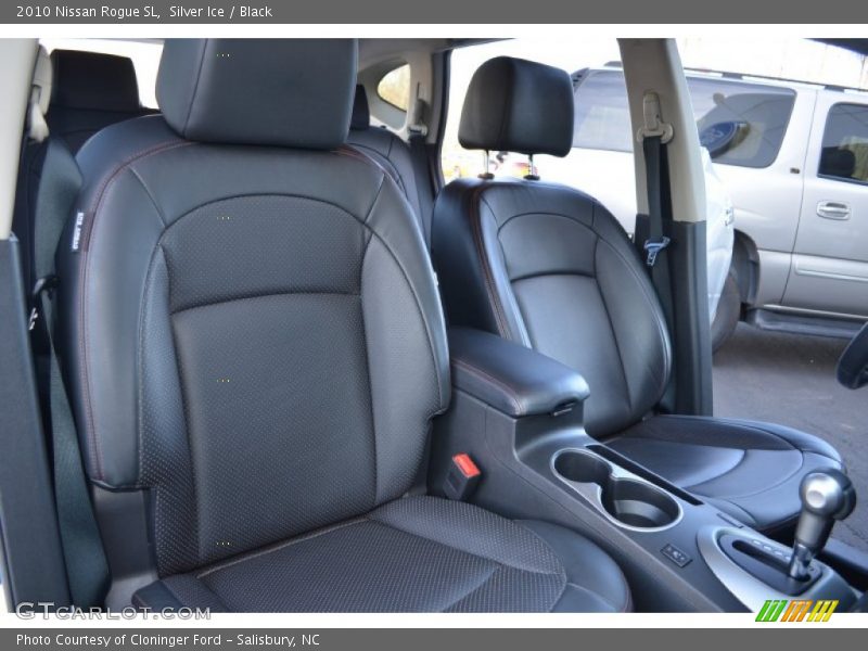 Silver Ice / Black 2010 Nissan Rogue SL