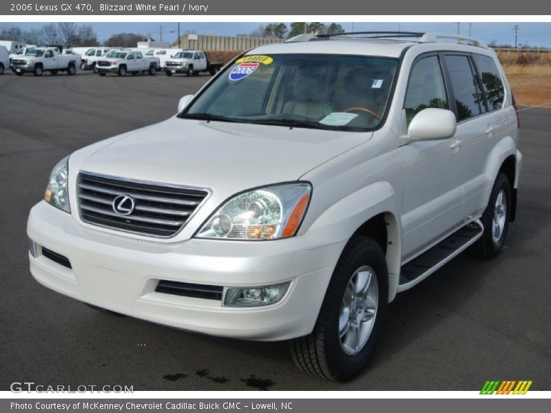 Blizzard White Pearl / Ivory 2006 Lexus GX 470