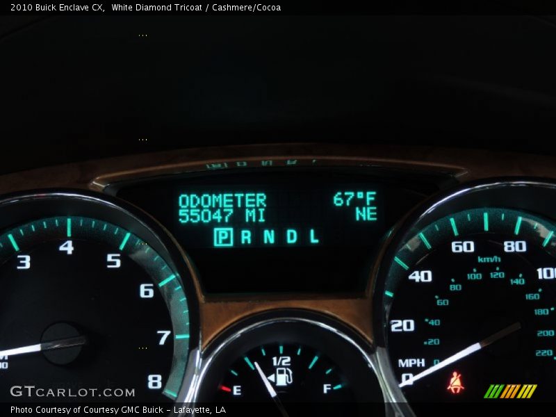 White Diamond Tricoat / Cashmere/Cocoa 2010 Buick Enclave CX