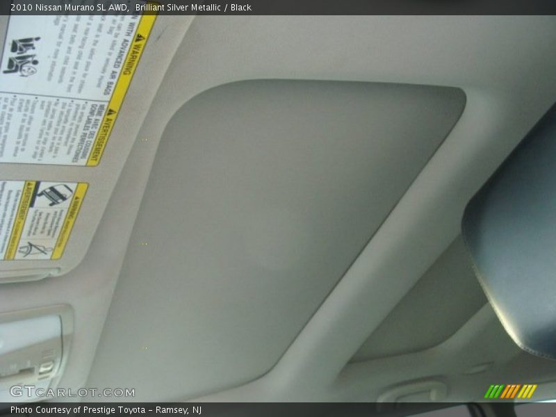 Brilliant Silver Metallic / Black 2010 Nissan Murano SL AWD