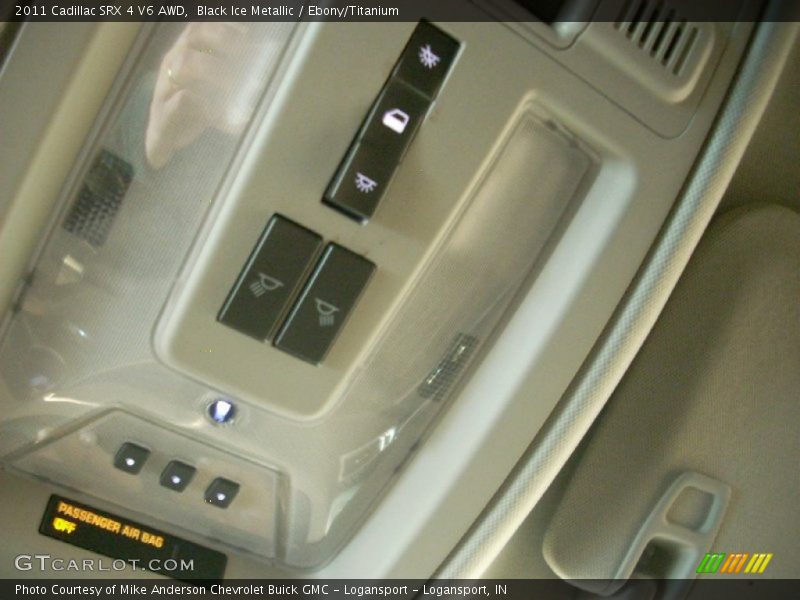 Black Ice Metallic / Ebony/Titanium 2011 Cadillac SRX 4 V6 AWD