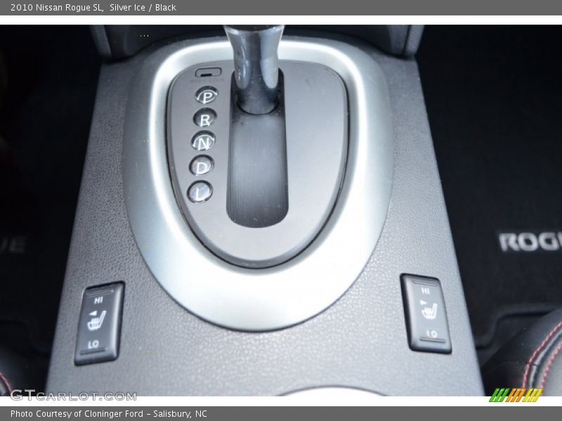 Silver Ice / Black 2010 Nissan Rogue SL