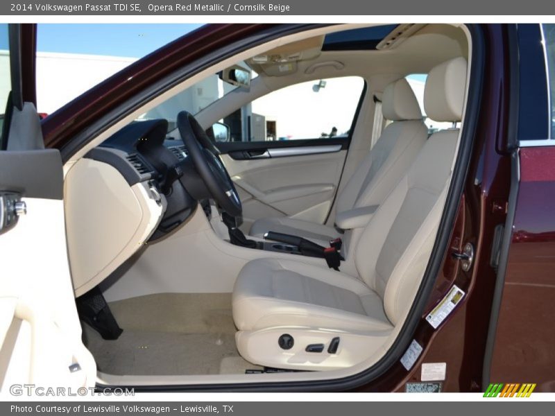 Front Seat of 2014 Passat TDI SE