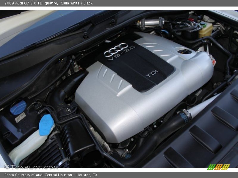 Calla White / Black 2009 Audi Q7 3.0 TDI quattro