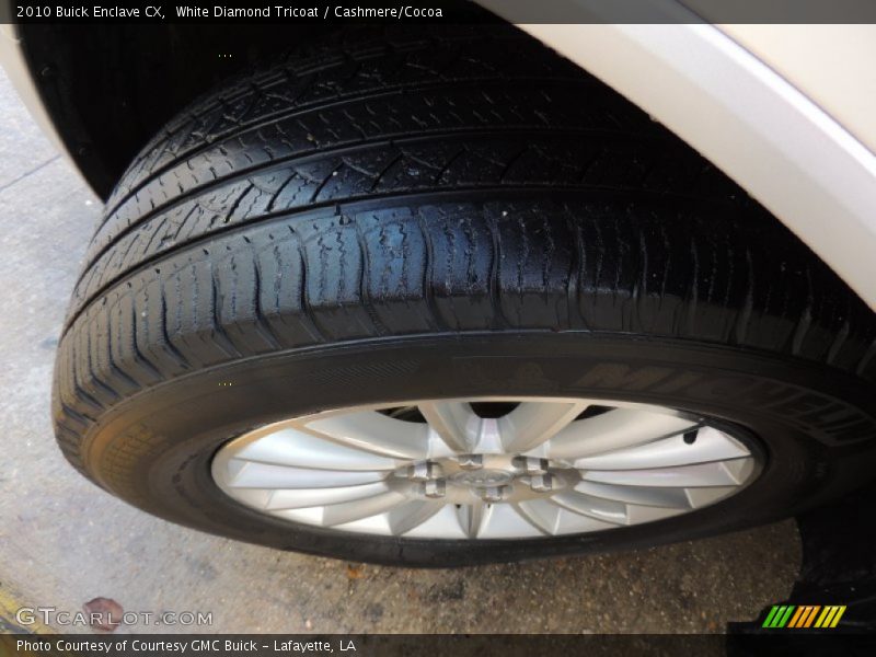 White Diamond Tricoat / Cashmere/Cocoa 2010 Buick Enclave CX