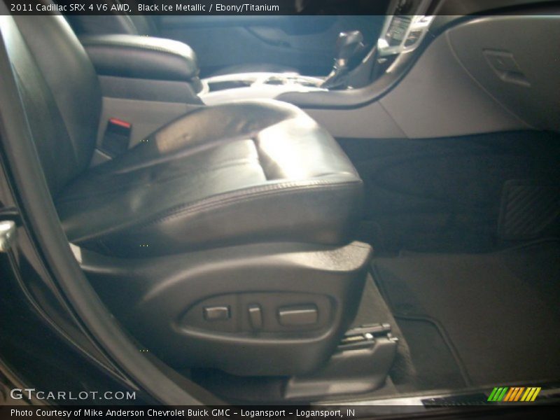 Black Ice Metallic / Ebony/Titanium 2011 Cadillac SRX 4 V6 AWD