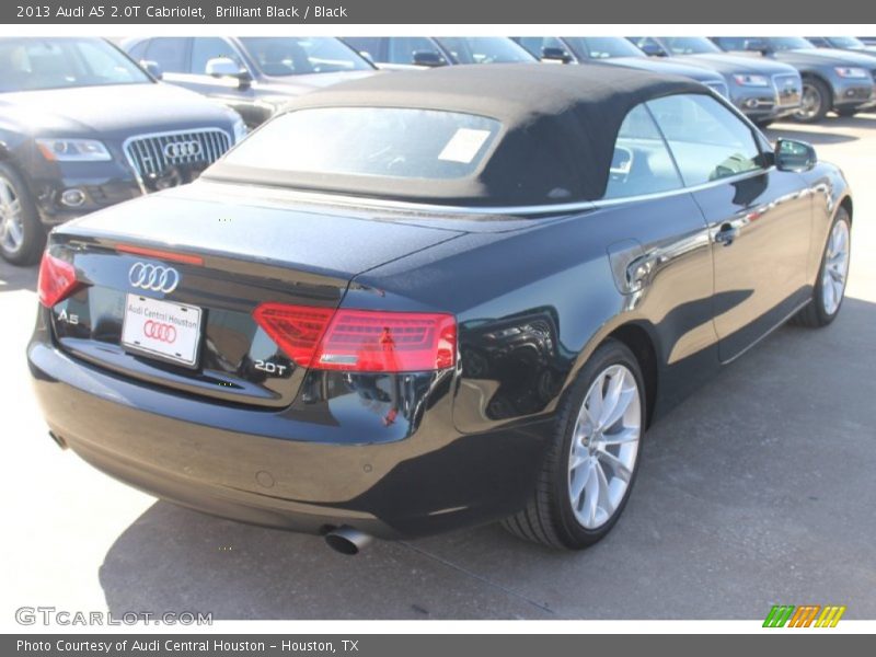 Brilliant Black / Black 2013 Audi A5 2.0T Cabriolet