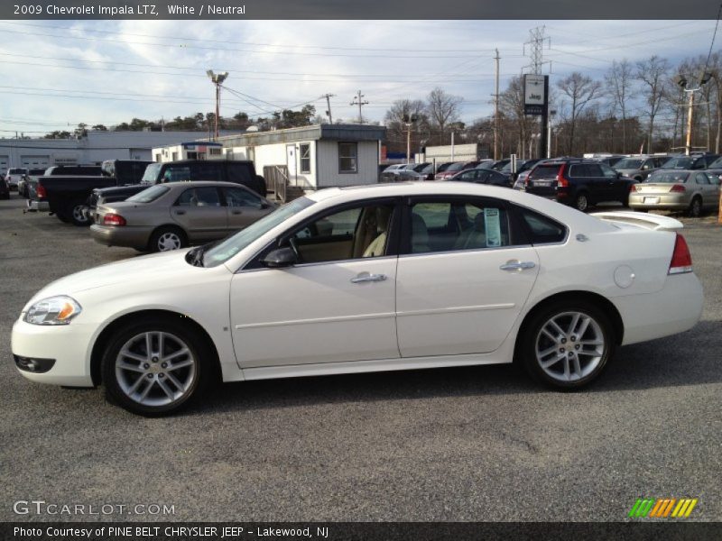 White / Neutral 2009 Chevrolet Impala LTZ