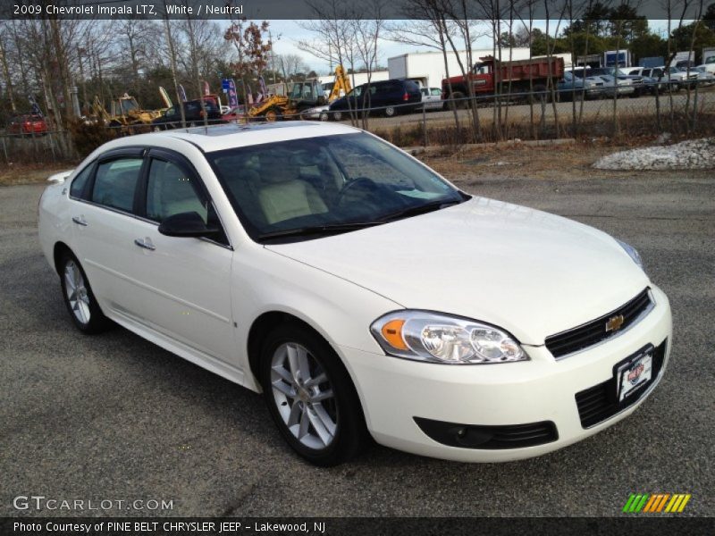 White / Neutral 2009 Chevrolet Impala LTZ