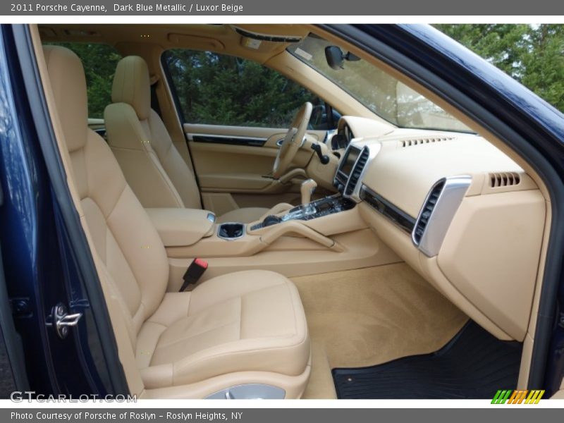 Dark Blue Metallic / Luxor Beige 2011 Porsche Cayenne