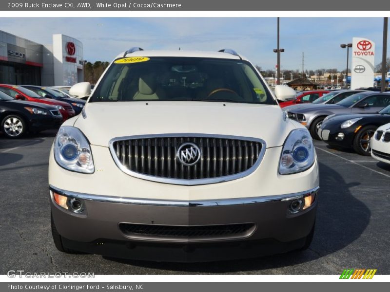 White Opal / Cocoa/Cashmere 2009 Buick Enclave CXL AWD