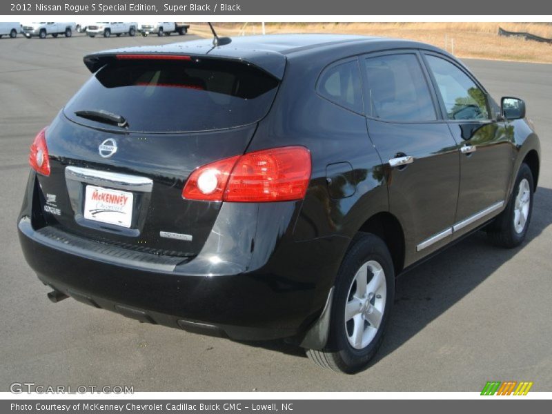 Super Black / Black 2012 Nissan Rogue S Special Edition