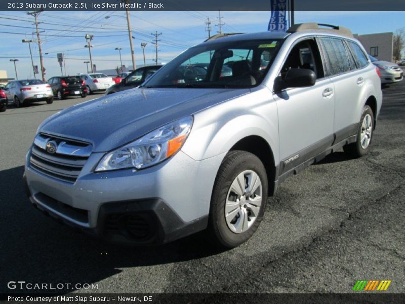 Ice Silver Metallic / Black 2013 Subaru Outback 2.5i