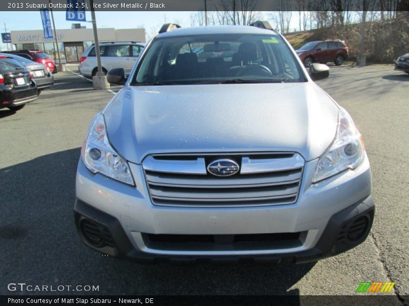 Ice Silver Metallic / Black 2013 Subaru Outback 2.5i