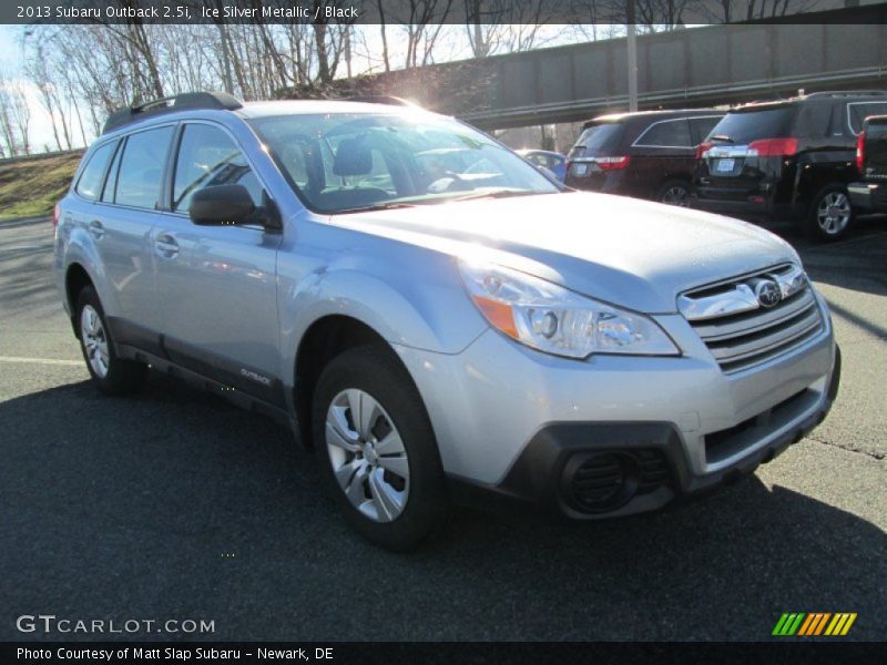 Ice Silver Metallic / Black 2013 Subaru Outback 2.5i