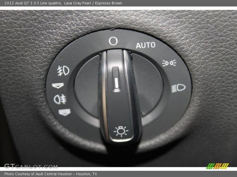 Lava Gray Pearl / Espresso Brown 2013 Audi Q7 3.0 S Line quattro