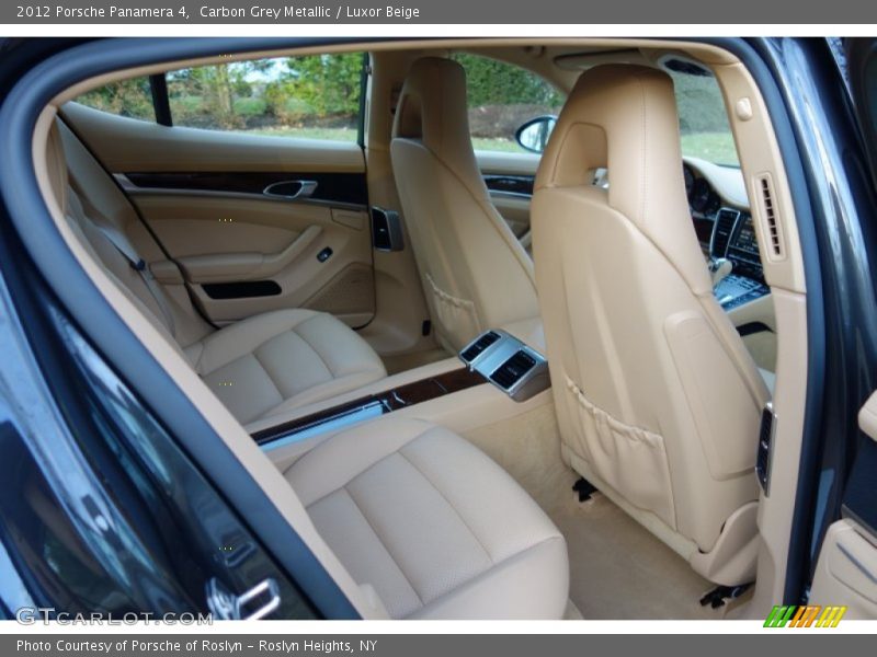 Carbon Grey Metallic / Luxor Beige 2012 Porsche Panamera 4