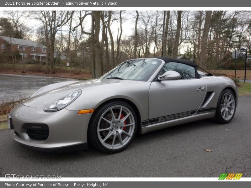 Front 3/4 View of 2011 Boxster Spyder