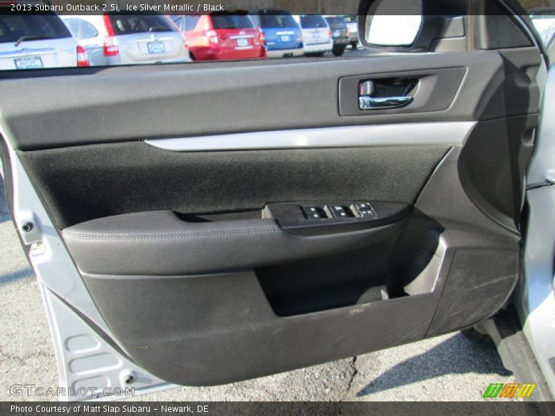 Ice Silver Metallic / Black 2013 Subaru Outback 2.5i