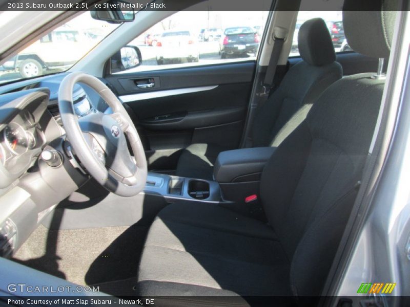 Ice Silver Metallic / Black 2013 Subaru Outback 2.5i