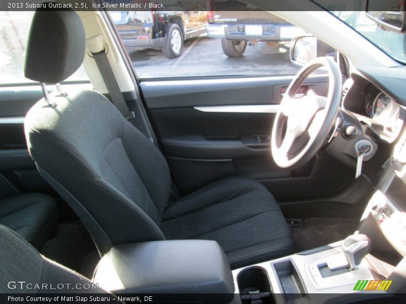 Ice Silver Metallic / Black 2013 Subaru Outback 2.5i