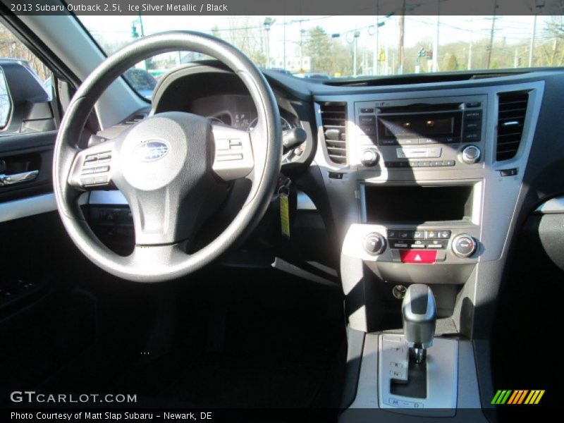 Ice Silver Metallic / Black 2013 Subaru Outback 2.5i