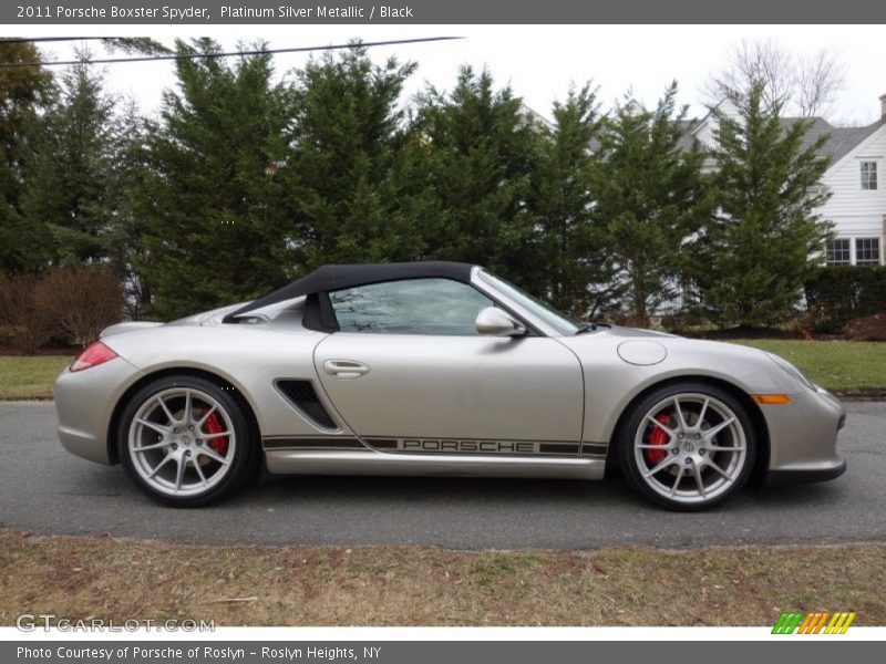  2011 Boxster Spyder Platinum Silver Metallic